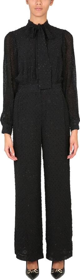 michael kors overall weisse spitze mit schlaghose|MICHAEL Michael Kors Jumpsuits & Overalls für Damen online.